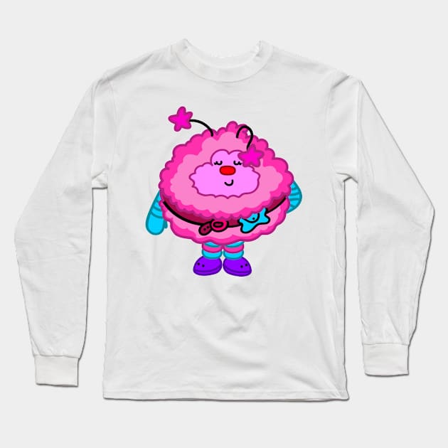 Purple Puff Long Sleeve T-Shirt by Toni Tees